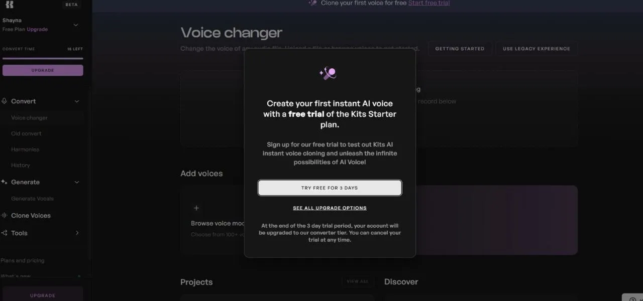 Kits AI — Music & Vocal Studio 🎵 screenshot 1